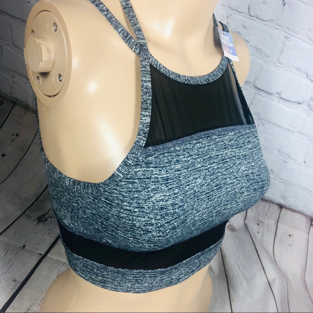 VS Pink Ultimate Sport Bra with Mesh Details - Picture 3 of 6